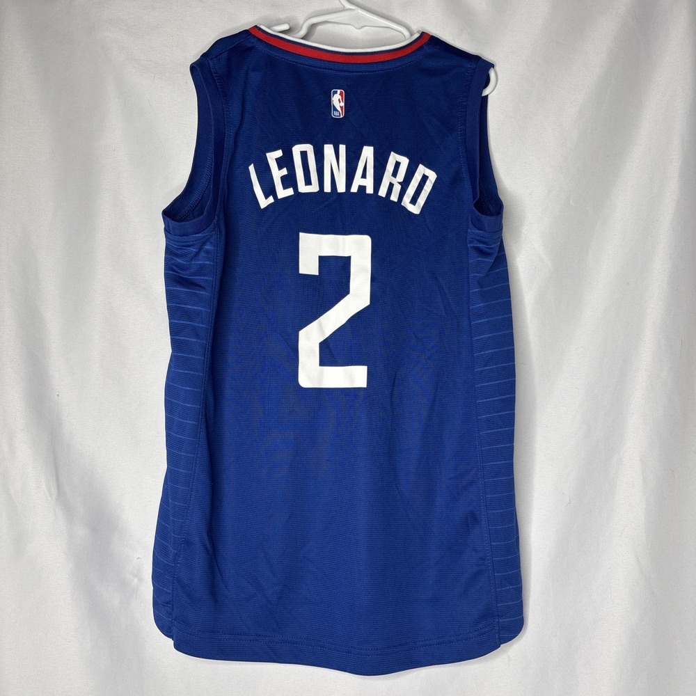 Fanatics Kawhi Leonard #2 Youth‎ Med Los Angeles Clippers NBA Basketball Jersey